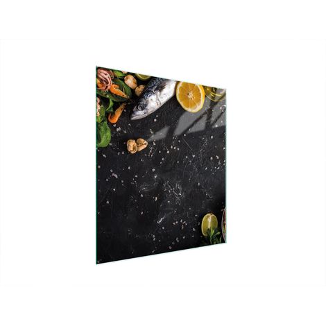 Tagliere in vetro 45x52 a forma di pesce (1/5)