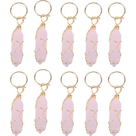 Bague à cheveux pour tresses dreadlocks - Bijoux capillaire, ferrures de torsion, pendentifs pour femmes et jeunes filles XK-1 (1/5)
