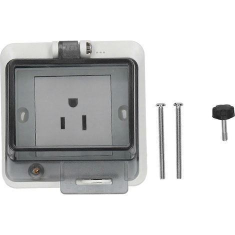 IP66 wasserdichte US-Standardsteckdose, robust und verformungsbeständig, 127 V, 15 A