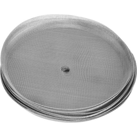 Lot de 10 filtres réutilisables en acier inoxydable 304 pour cafetière à piston de 1000 mm (80 mailles). (1/5)