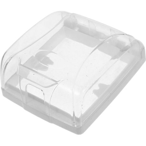 Support de sonnette de protection transparent en ABS compatible pour usage extérieur (1 pièce) (1/5)