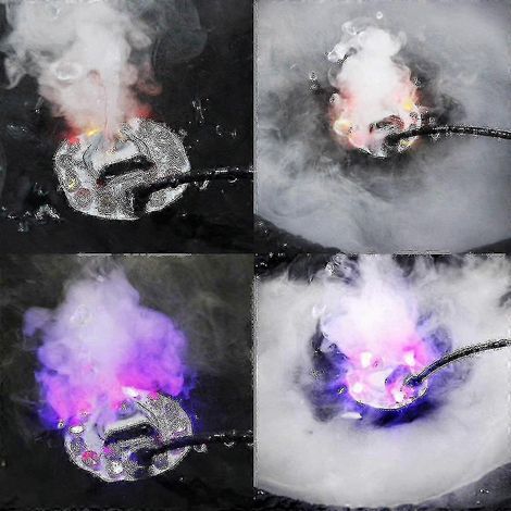 12 atomiseurs LED, adaptés aux fontaines, humidificateurs à ultrasons, adaptateur secteur argenté. (1/4)