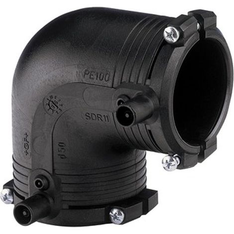 Coude électrosoudable 90° d32 PE100, SDR11, PN10 gaz/PN16 eau (1/4)