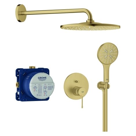 Grohe UP-Duschsystem Essence 25287 2-WU KB RSH Mono 310 cool sunrise gebürstet