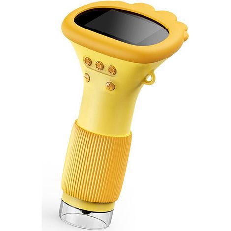 Microscope portatif à écran de 2 pouces, Zoom 2MP 100 à 1000X, imagerie HD en temps réel, Portable avec 8 LED Orange (1/5)