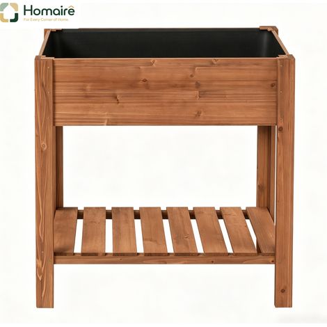 Aufbewahrungseinheit mit Schubladen, braun, im Holzdekor 80 x 40 x 75 cm HOMAIRE (1/5)