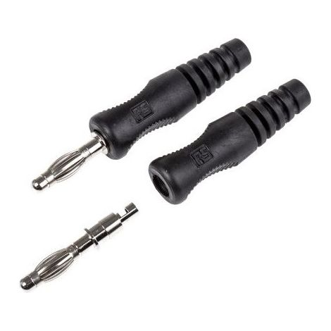 Zehnder 103-4981 - 5 x Banana Plugs 4mm male 50V 16A - Black