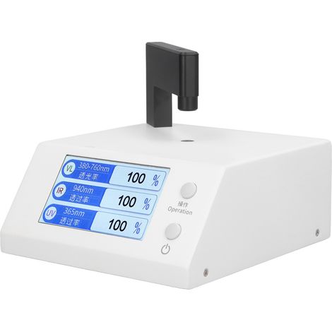 Lichtdurchlässigkeitstester für LCD-Bildschirme, Infrarot-, UV- und sichtbares Spektrophotometer zur Helligkeitsmessung (1/5)