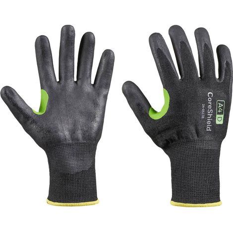 Gant de protection contre les coupures CoreShield 13G A4/D taille 8 noir EN 388 catégorie EPI II fibre basale HPPE 10 paires HONEYWELL (Par 10) (1/3)