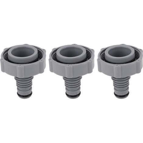Set mit 3 Ersatz-Poolablassventilen, kompatibel mit P6H1419, 1,6 Zoll Innengewinde, 1,3 Zoll Außendurchmesser, grau (1/4)