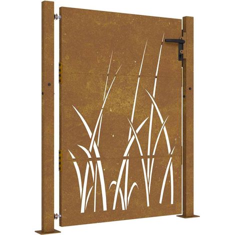 Maison Exclusive - Gartentor 100 x 150 cm Pulverbeschichteter Sta (1/5)