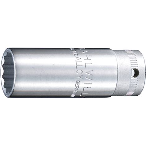 Stahlwille 3/8" (10mm) Zündkerzen-Steckschlüsseleinsatz SW.16-5/8" L.60mm (1/4)