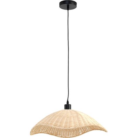 Deckenleuchte aus Naturfasern