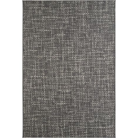 Teppich Oakland 133x190 cm Anthrazit-Creme Teppich (1/2)