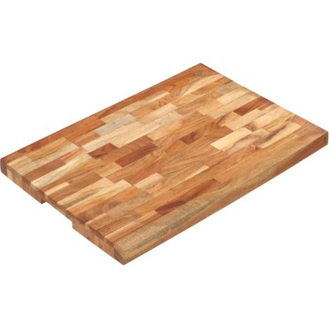 Planche à découper 60x40x4 cm Bois d'acacia massif vidaXL (1/5)