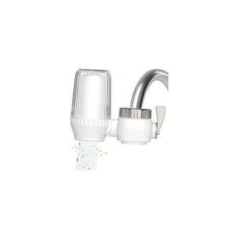 Filtre à Eau Robinet, Purificateur Haute Efficacité, Anti-Calcaire, Réduit Chlore et Odeurs - Argent