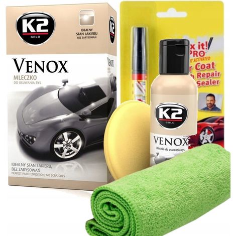 Kit K2 de pasta pulidora de leche duradera + lápiz para eliminar arañazos (1/5)