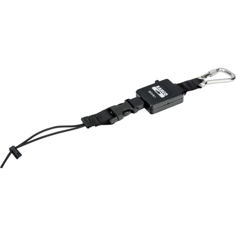 Bahco Einziehbare Absturzsicherungsleine mit fest montiertem Karabiner, 0,9 kg, 1 m (1/3)