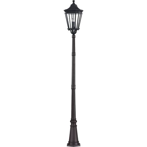 Elstead Cotswold Lane - Grande lanterne extérieure à 3 ampoules, noir IP44, E14 (1/5)