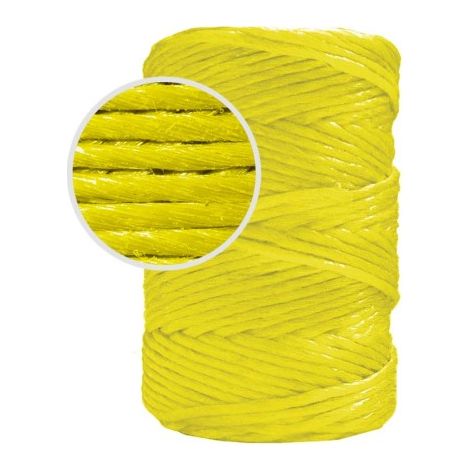 Bobine de raphia jaune - 600 m, GIBALTO (1/4)