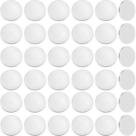 boîte de 100 disques plats circulaires en acier inoxydable 304, petits supports ronds en métal pour la fabrication de bijoux et la gravure ( ) (1/5)