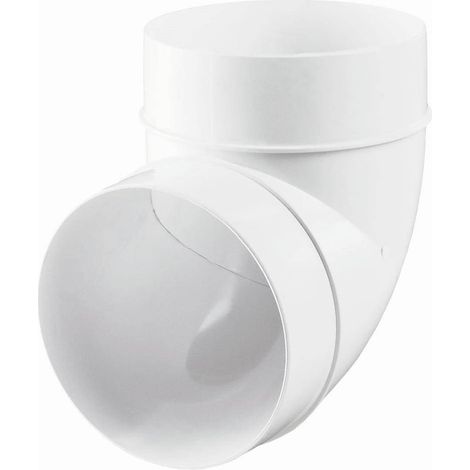 Coude MM ø 125 mm pour conduit de ventilation