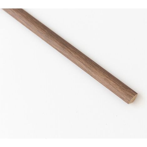 QUARTO DI TONDO 14X14 MM MDF 240 CM ROVERE SCURO- 5,0 pz