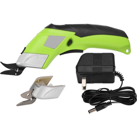Ciseaux électriques portables rechargeables pour coupe de papier, cuir, machine à découper manuelle 220V, prise CN (1/5)