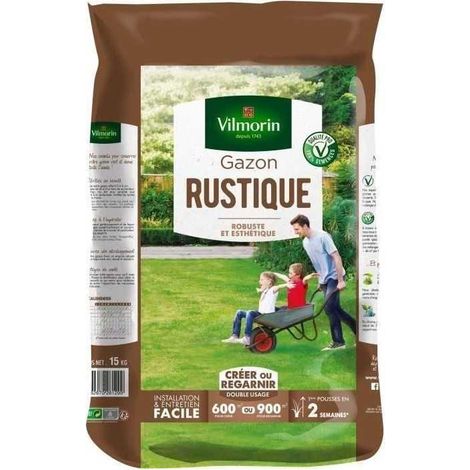 VILMORIN Rustikale Rasensamen - 15 kg (1/2)