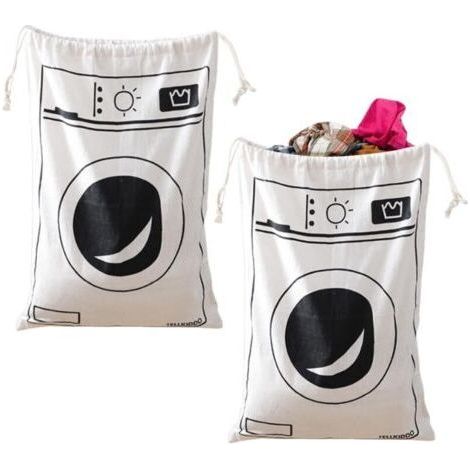Set of 2 Cotton Travel Dirty Laundry Bags 46 (1/5)