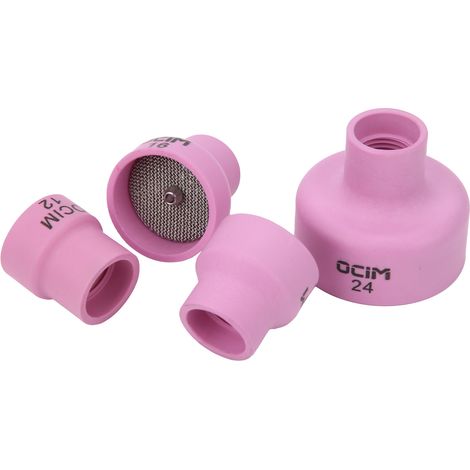 Kit de soudage en céramique avec buse, chalumeau en alumine et lentille à gaz - Fournitures industrielles WP‑9/20 1.6 (1/5)