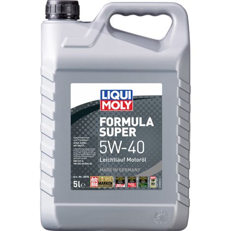 Liqui Moly Leichtlauf Motorenöl Formula Super 5W-40LL 5 L Motoröl (1/2)