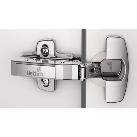 Charnières invisibles 110° amortisseur intégré - Sensys 8645i - montage Flash - entraxe 52 coudure 16 - HETTICH FRANCE SCS