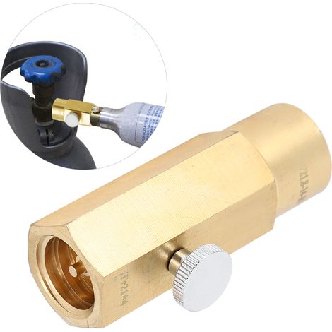 Adaptateur CO2, valve de gonflage, pièces détachées pour équipement de brassage, connecteur en laiton TR21×4 vers W21.8×14×RH (1/5)