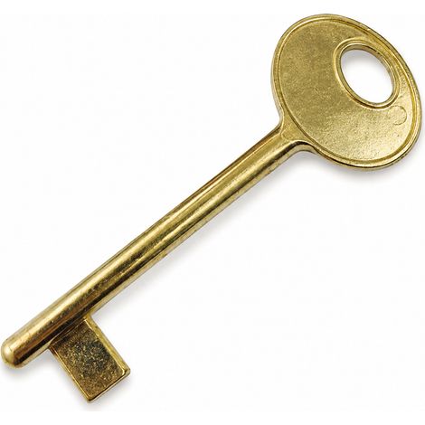 CHIAVE PER SERRATURE A BUSSOLA PATENT - n°11 ottonata (B00502.11.03)