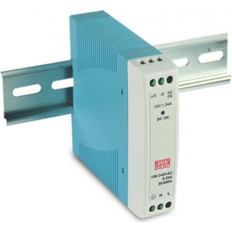 Mean Well MDR-10-24 Alimentatore per guida DIN 24 V/DC 0.42 A 10 W 1 x