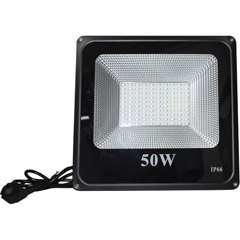 115837 Luz de exterior LED Faro para muros 50W impermeable IP66 6500K luz fría