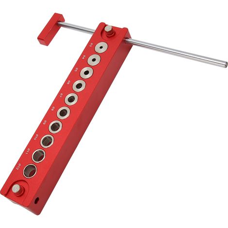 Gabarit de perçage pour tourillons en bois 10 en 1, guide de perçage en alliage d'aluminium 45°/90° pour le travail du bois (1/5)