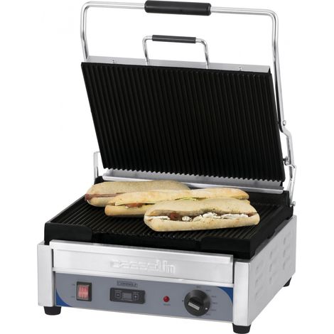 Griglia panini Casselin cgprrgpt 2400W acciaio inox