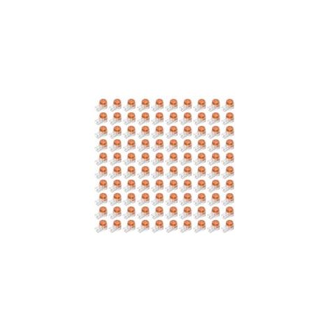 Lot de 100 connecteurs Scotchlok UY étanches – 2 ports pour câbles 0.4 à 0.7mm – Remplis de gel d'étanchéité pour extérieur - 100pcs (1/5)