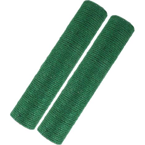 Lot de 2 Poteaux à Griffer en Sisal Naturel 30 CM X 58 CM pour Chat (1/5)