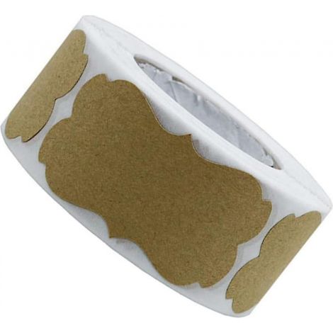 BEBUSINGOTO 300 Pcs Gift Tags Stickers Present Stickers Writable Labels For Packaging Paper Sealing Stickers Christmas (1/5)