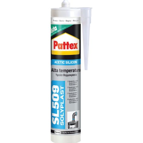 Cartouche Pattex SL509 300 ml mastic silicone rouge haute tempA rature 300 C