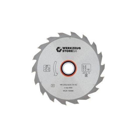 WS24 HM Kreissägeblatt UNIVERSAL 225 x 2,6 x 30 WZ 18 - WS24-100088 (1/2)