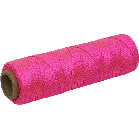 Sealey Braided Pink Nylon Brick Line - 76m BLP1 (1/5)