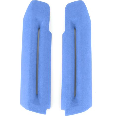 Housses d'accoudoirs de porte en daim intégral pour Ford Mustang 2015-2020, bleu ciel (1/5)