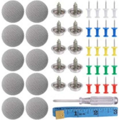 Kit de Réparation de Plafonnier de Voiture 65 Pièces - Colle et Clips de Fixation pour Garniture Intérieure Automobile, Solution de Réparation Simple et Durable (1/4)