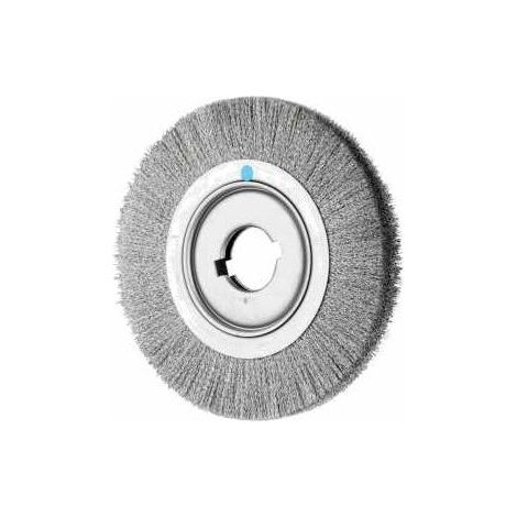 PFERD TOOLS Rundbürste breit ungezopft RBU Ø250x30xvariable Bohrung Edelstahl-Draht-Ø0,30 Schleifbock (1/5)