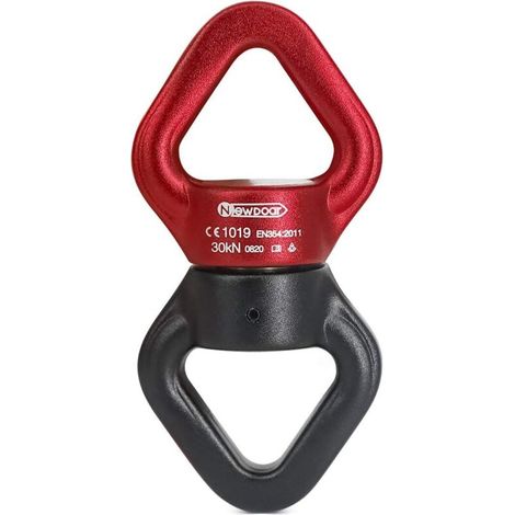 Swing Swivel CE certifié – Rotateur micro à 360° pour activités aériennes, yoga sur hamac, acrobatie, grimpe arboricole et travaux en cime d’arbre – Résistance 40 kN / 30 kN (1/5)