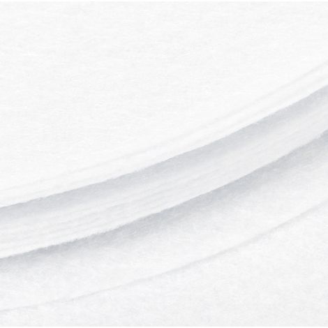 Tapis de protection en feutre pour assiettes, séparateur antifriction, tapis isolant pour assiettes en porcelaine (blanc, 24 pièces) (1/5)